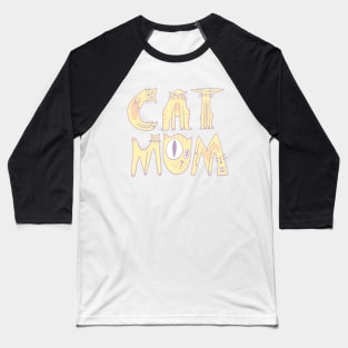CAT MOM Baseball T-Shirt